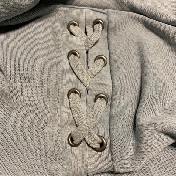 NWT Avocado Pullover Hoodie w/ Sleeve Accent - Picture 4 of 11